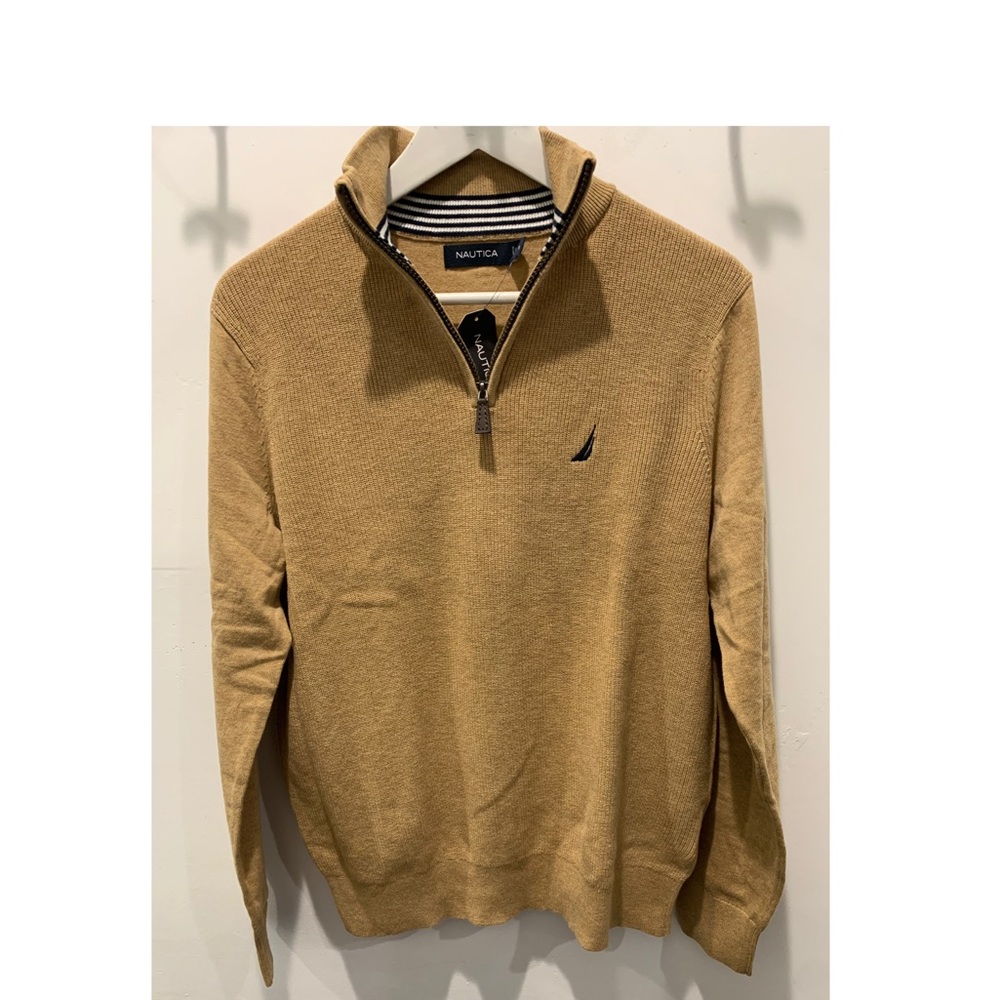 Nautica Male Sweater Brown
